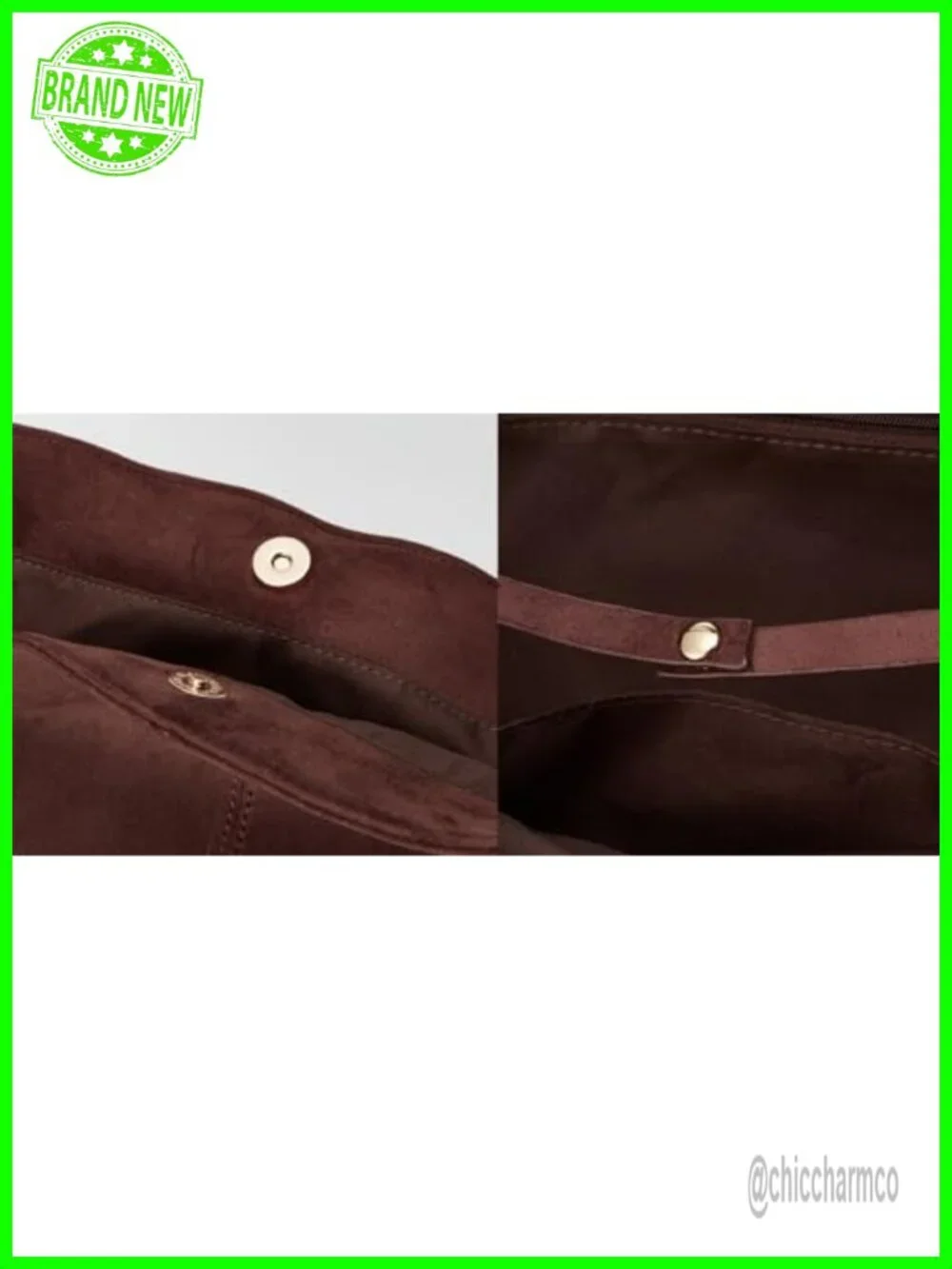 Faux Suede Large Capacity Hobo Tote Shoulder Bag